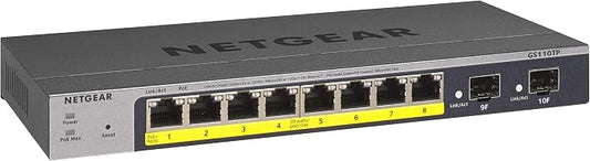 NETGEAR 10-Port PoE Gigabit Ethernet Smart Switch by NETGEAR