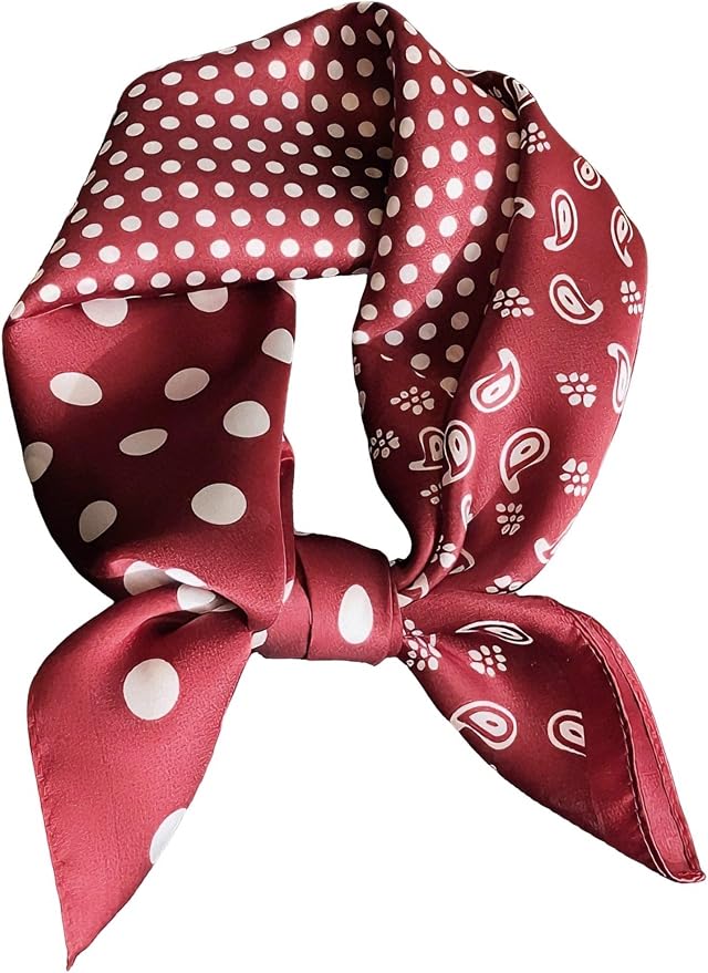 Silky Scarf for Women Lightweight Satin Bandanas Neck Hair Wrap For Sleeping by OnllhNiceScarfForWomen
