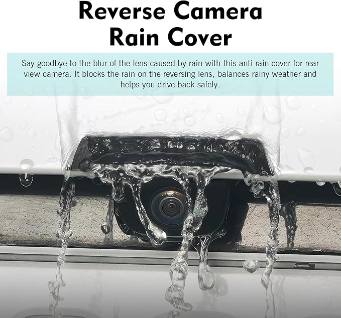 Car Rear View Camera Cover, Anti-rain Backup Camera Cover, 360 Degree Cars Rain - Image 3