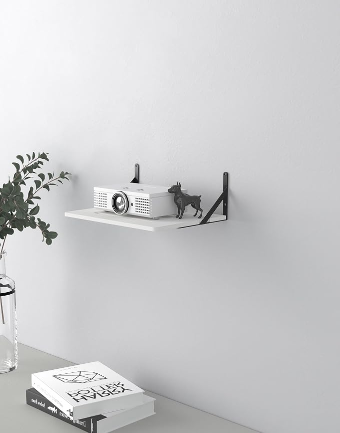 Black White Small Mini Projector Shelf - Image 6