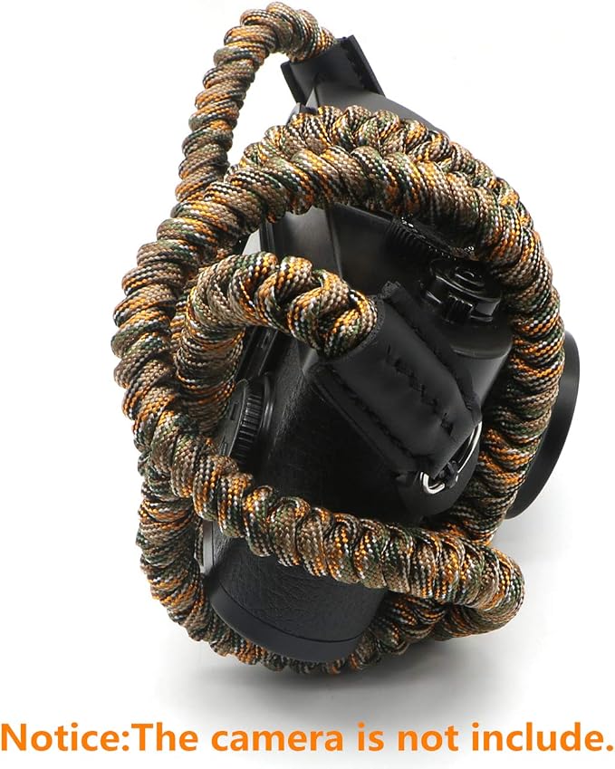 Paracord Camera Strap Long Camera Neck Shoulder Strap - Image 4