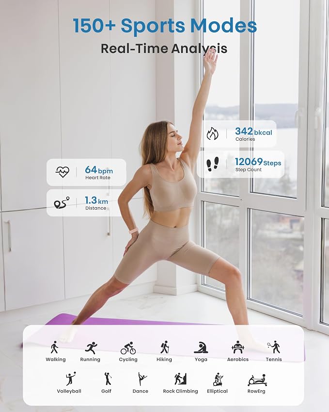 Smart Bracelet, Health Fitness & Activity Tracker - Image 2