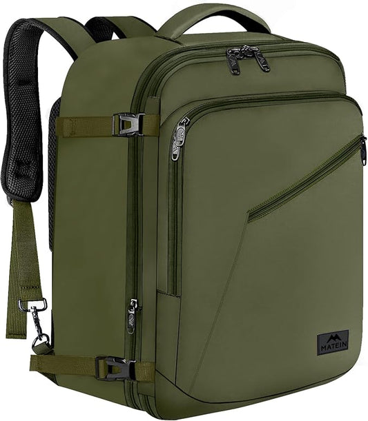 MATEIN Mens Backpack for Travel, Extra Large Expandable Carry on Backpack by MATEIN