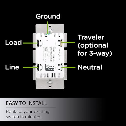 Enbrighten Z-Wave Smart Motion Sensor Light Indoor, Vacancy/Occupancy Sensor - Image 7