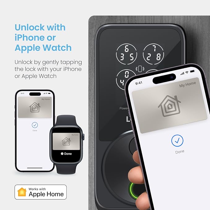 Lockly Secure Pro Smart Door Lock, Fingerprint Keyless Entry Door Lock - Image 5