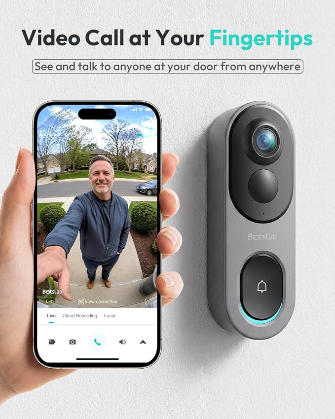 BOTSLAB 5MP Doorbell Camera Wireless - Image 6