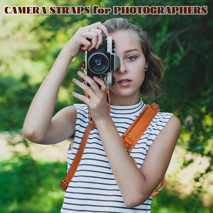 Leather Camera Harness for 1 Camera, Single Camera Strap for Photographers - Image 8