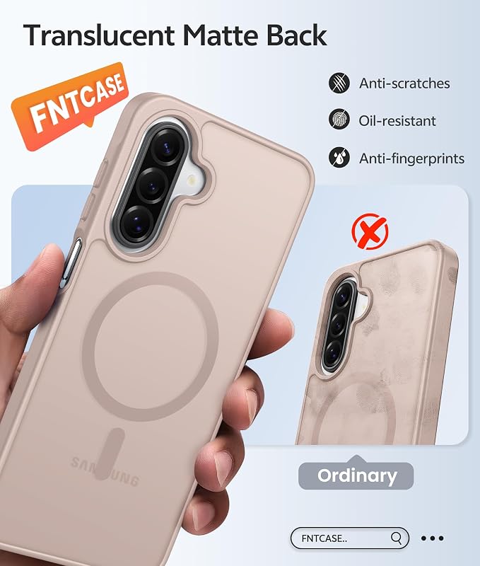 FNTCASE for Galaxy A17/A16 5G Phone Case: for Samsung A17 Cases Matte - Image 6