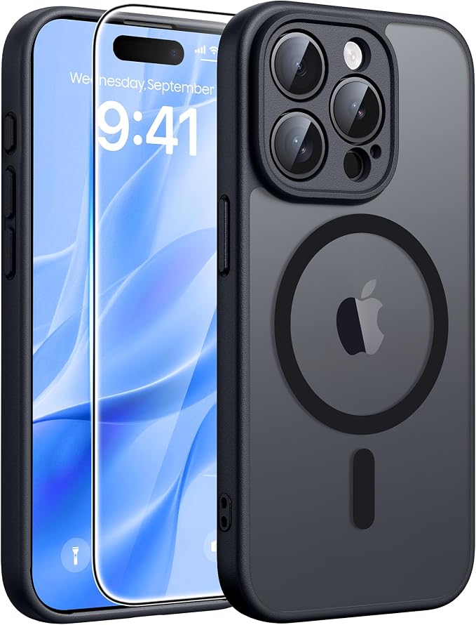 FNTCASE for iPhone 15 Pro Case: Translucent Matte Cases by FNTCASE