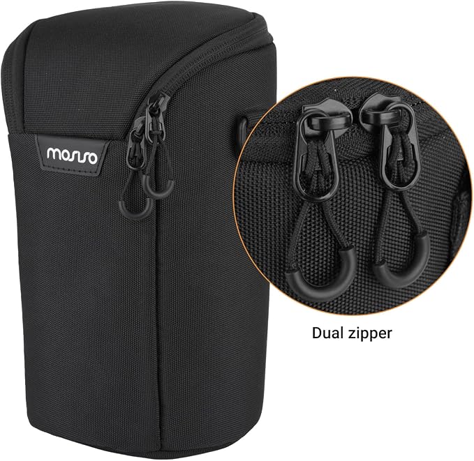 MOSISO Camera Lens Pouch Case, Top Access Crossbody Shoulder Bag - Image 5