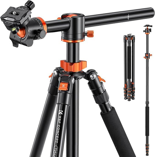 K&F CONCEPT 94 Inch Camera Tripods 4 Section Ultra High Aluminum Professional by KFCONCEPT