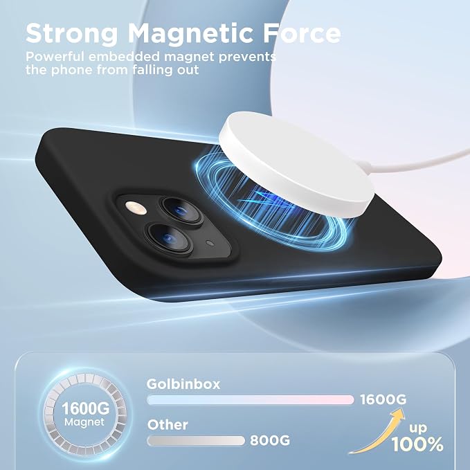 GolbinBox Magnetic for iPhone 13 Case & iPhone 14 Case, Compatible - Image 3