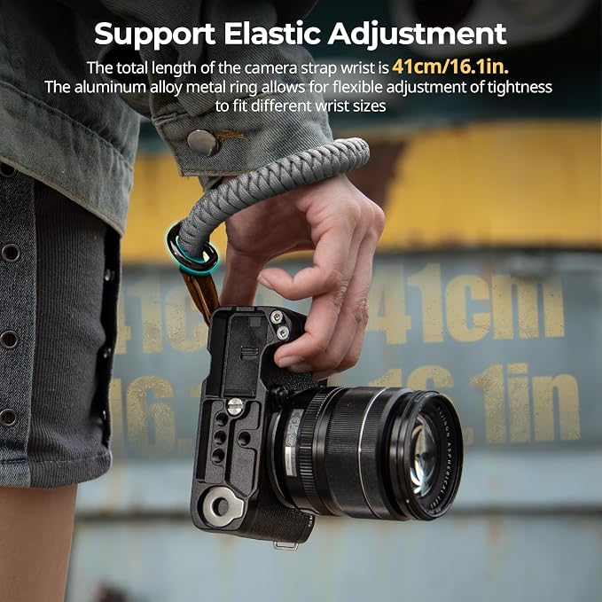 SMALLRIG Camera Wrist Strap, Universal Braided Camera Hand Strap, Adjustable - Image 3