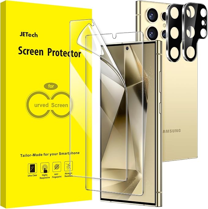 JETech Screen Protector for Samsung Galaxy S24 Ultra 5G 6.8-Inch by JETech