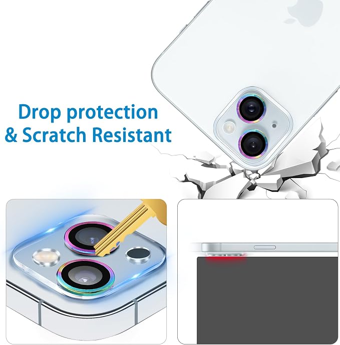 Dengduoduo 3 Pack Tempered Glass Camera Lens Protector - Image 4