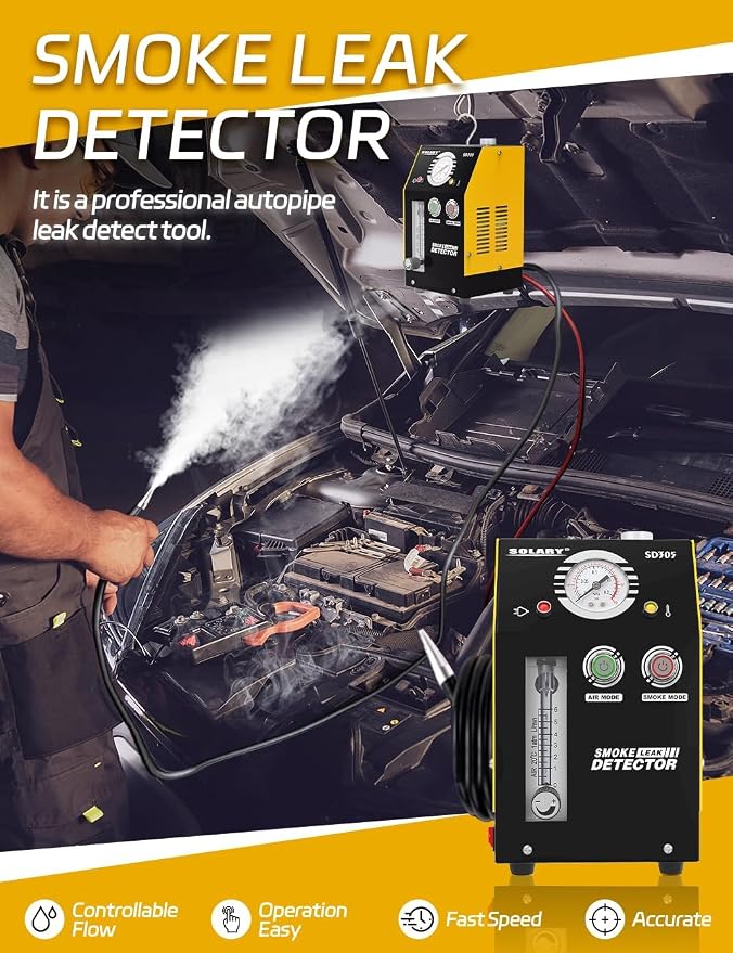 Evap Smoke Machine Leak Tester - 12V DC Vacuum Smoke Diagnostic - Image 3