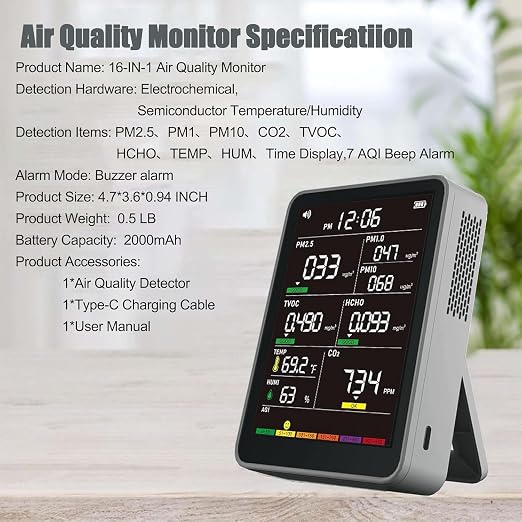 Professional Indoor Air Quality Monitor - Image 7