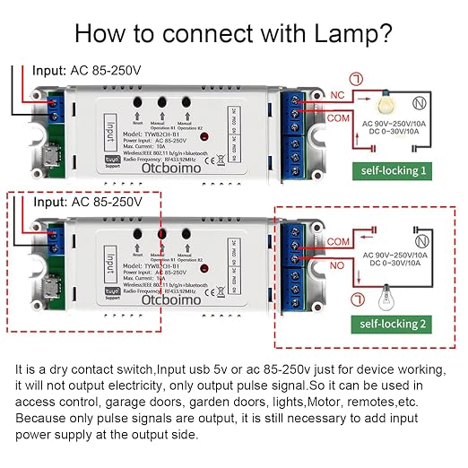 WiFi Smart AC Motor Switch, Remote Control - Image 2