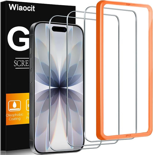 Wiaocit 3 Pack Tempered Glass Screen Protector by Wiaocit