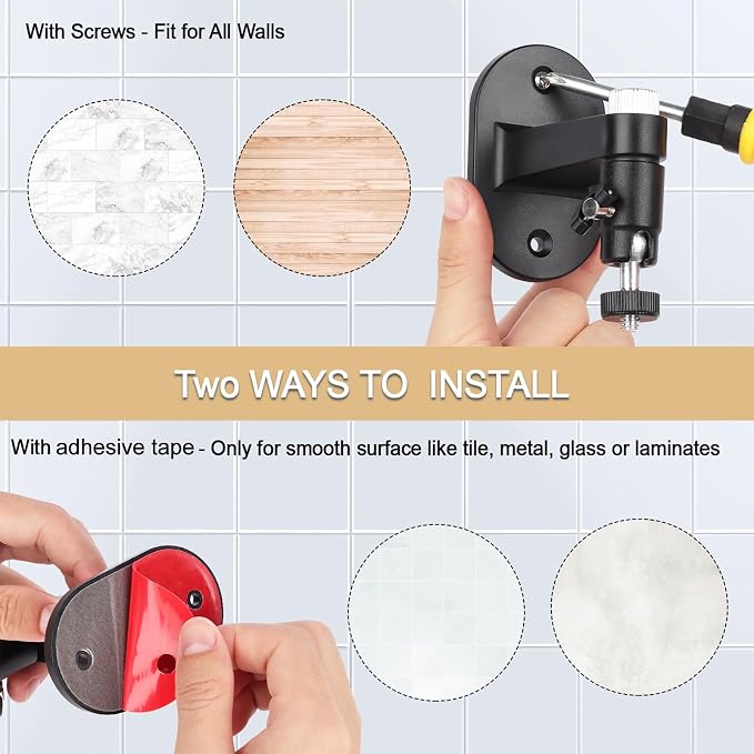 2Pack Adjustable Security Wall Mount Bracket - Image 3