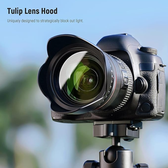 NEEWER 67mm Lens Filter Kit: UV, Lens Hood and Lens Cap Compatible - Image 6
