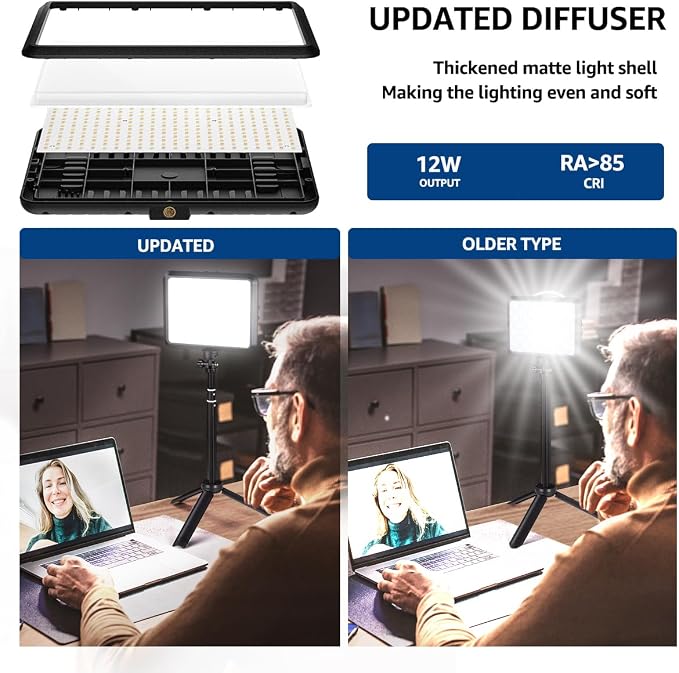 NiceVeedi LED Photography Lighting Kit, 2800K-6500K Dimmable Softlight Studio - Image 4