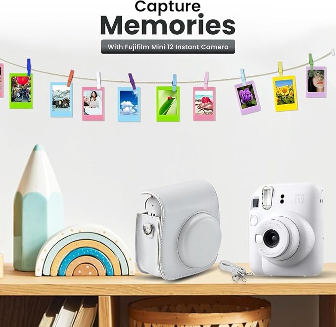 Fujifilm Instant Mini 12 Camera + Accessory Bundle & Custom Case + Fuji Instant - Image 2