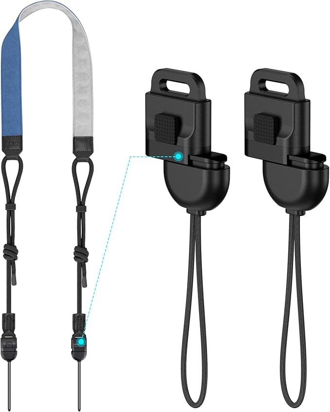Blue Minimalist Denim lifestyle Camera Shoulder Neck Strap - Image 8