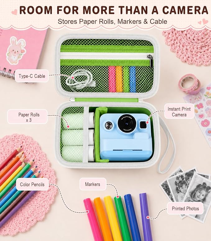 kids Instant Print Camera Case Compatible - Image 3