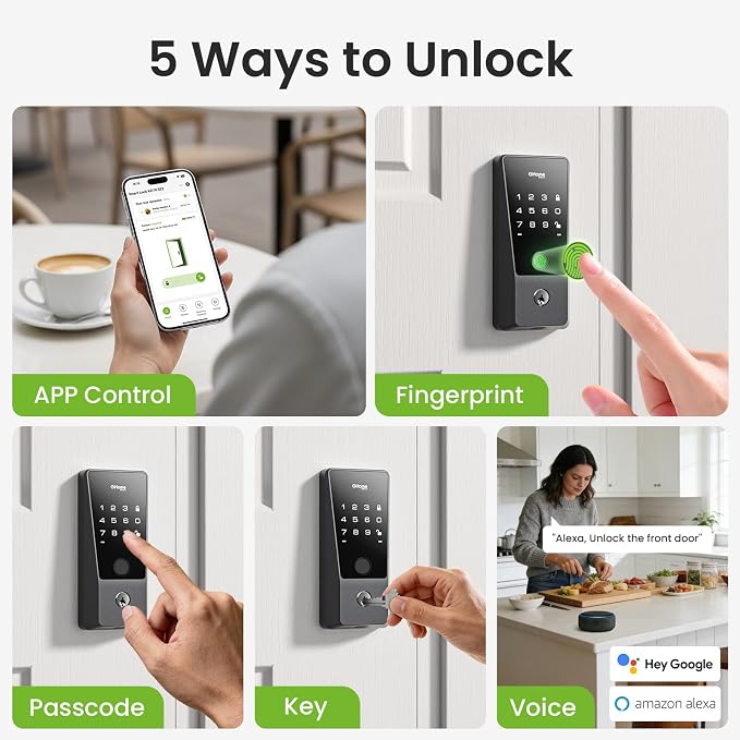 GHome Smart WiFi Deadbolt Locks - Image 2