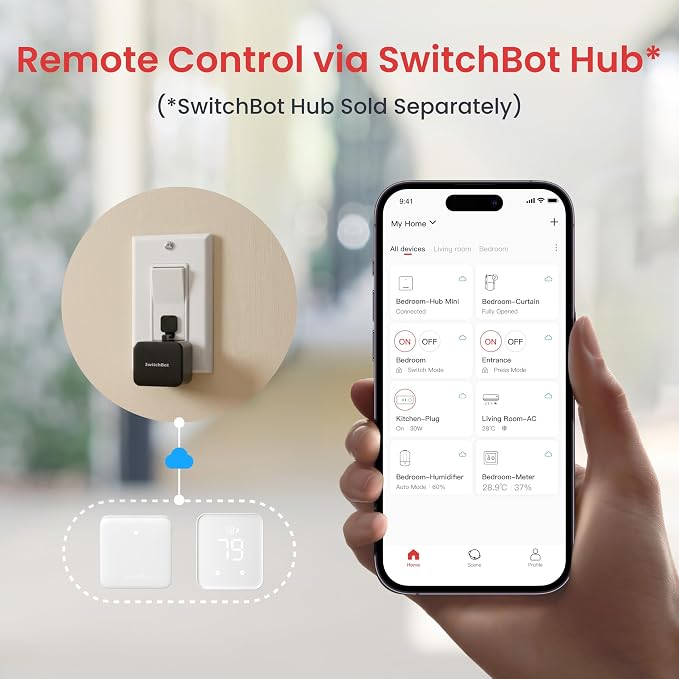 SwitchBot Rechargeable Smart Switch Button Pusher – Fingerbot - Image 9