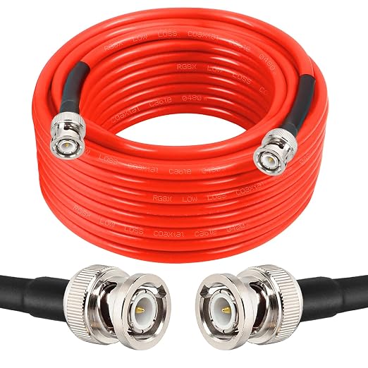 MOOKEERF BNC Male to Male Coaxial Cable by MOOKEERF