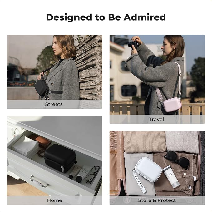 K&F CONCEPT Carrying Case for Digital Camera, Hard Shell Protective Travel Case - Image 3