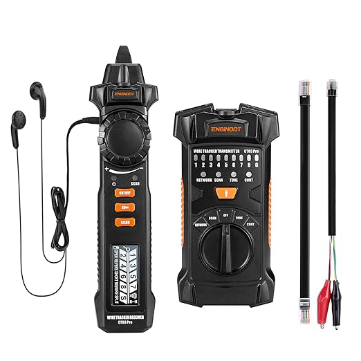 Cable Tester ENGiNDOT Wire Tracker Multifunction Cable Line Finder Wire Tracer by ENGiNDOT