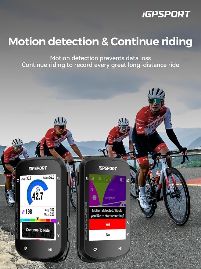 iGPSPORT BSC200S GPS Bike Computer, Wireless Route Navigation 2.4'' Screen - Image 3