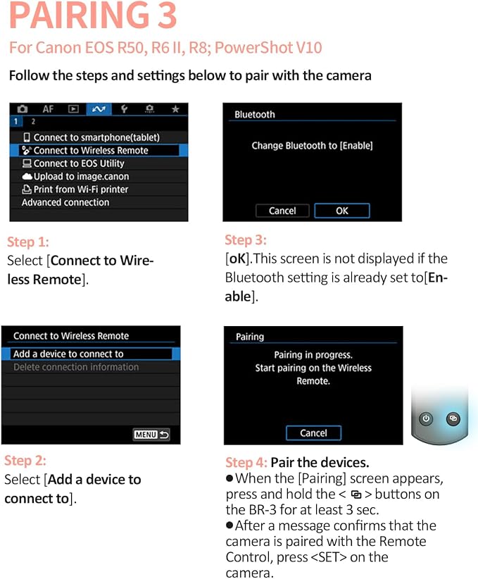 Hanpusen Rechargeable Camera Remote Control - Image 9
