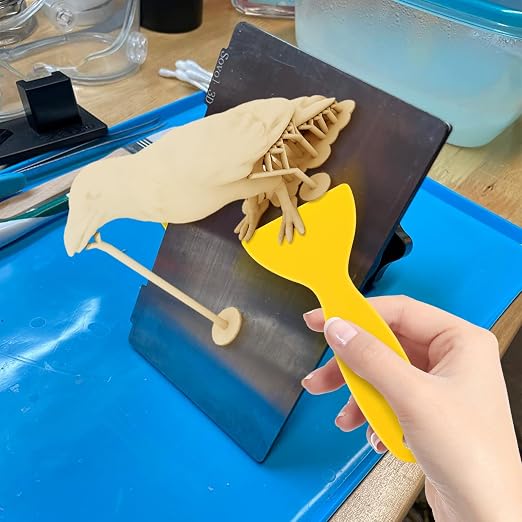 7Pcs UV Resin 3D Printer Must-Have Tool, Silicone Spatula, Brush - Image 5