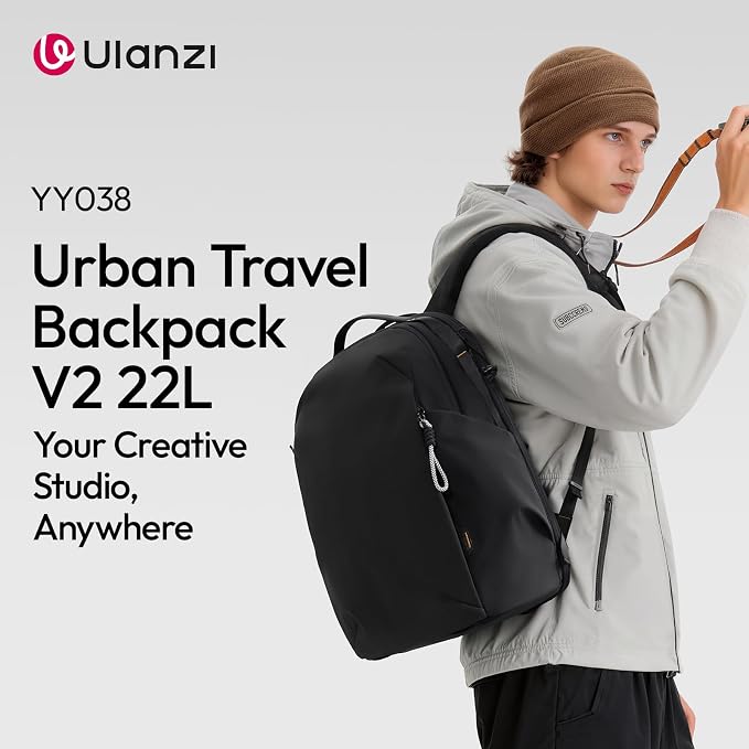 ULANZI YY038 Travel Camera Backpack 22L - Image 9