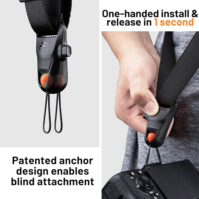 PGYTECH Camera Strap Master, Leather Dual Shoulder Harness - Image 9