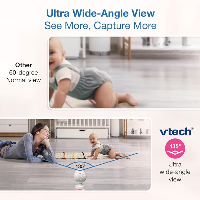 VTech Smart WiFi Baby Monitor, 2 Cameras - Image 6
