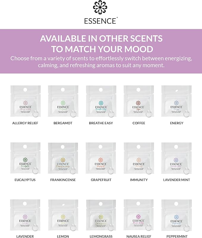 Essence Wearable Aromatherapy Nasal Diffuser – Lavender Essential Oil Nose Ring - Image 7