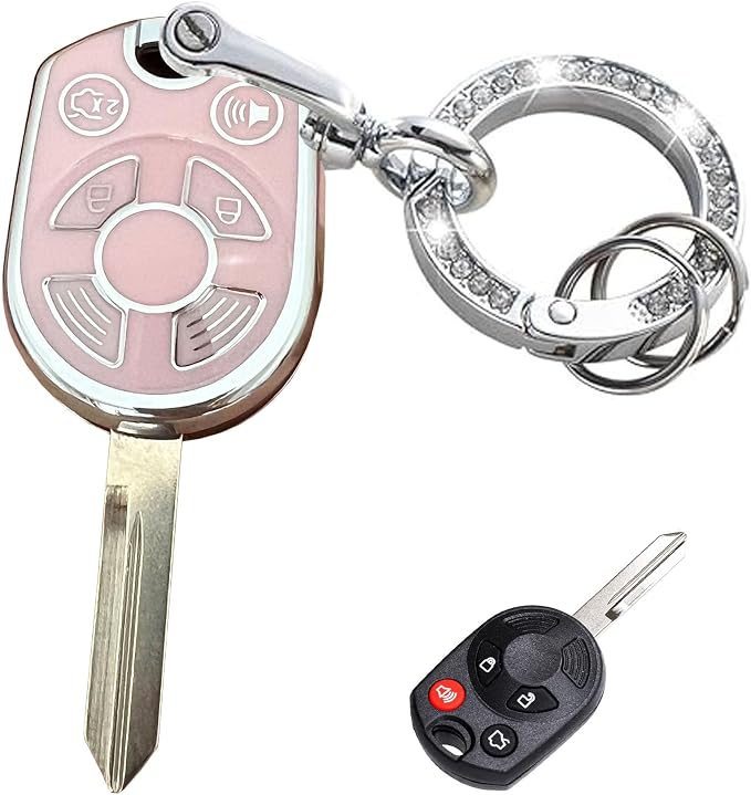Keyless Entry Systems for Ford Key Fob Cover Fit for Ford Transit Mustang by Rilnaewn