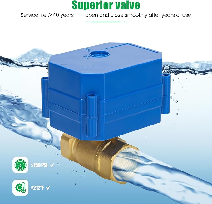 WiFi Water Leak Detector with Automatic Shutoff Valve，Zuomeng Smart Water - Image 4