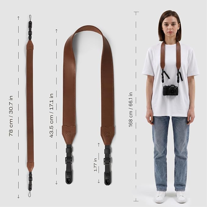 C Coiro Classic Leather Camera Strap - Image 7
