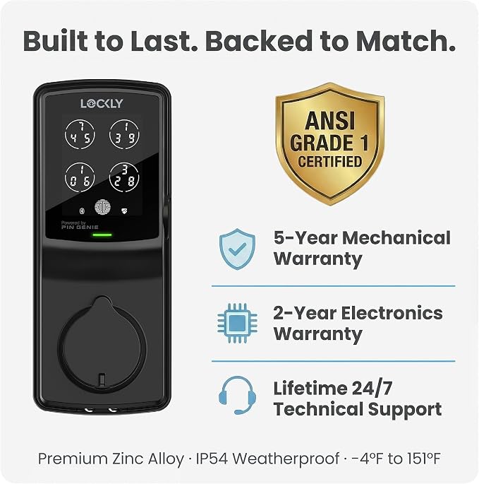 Lockly Secure Plus, Keyless Entry Door Lock, Smart Locks - Image 8