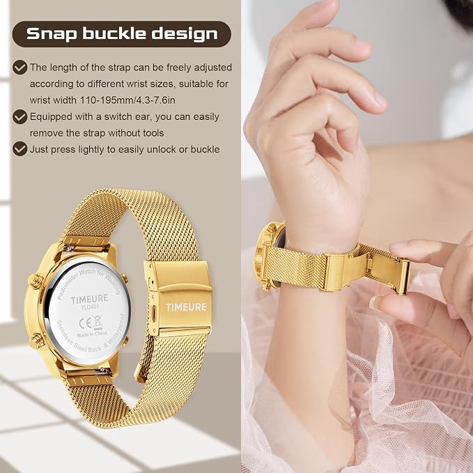 Women's Step Counter Pedometer Watch - Image 5