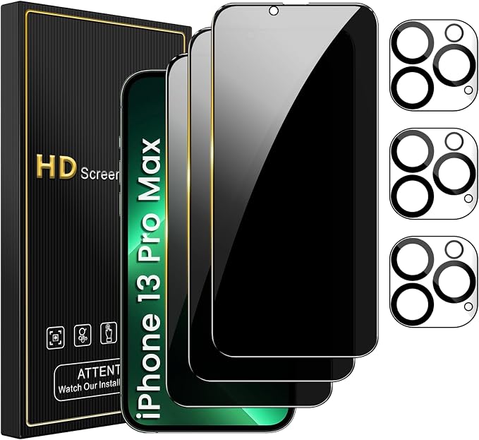 Romkasi 3 Pack Privacy Screen Protector by Unknown
