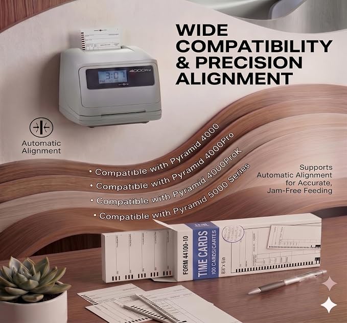 44100-10 Employee Time Cards, – Compatible - Image 4