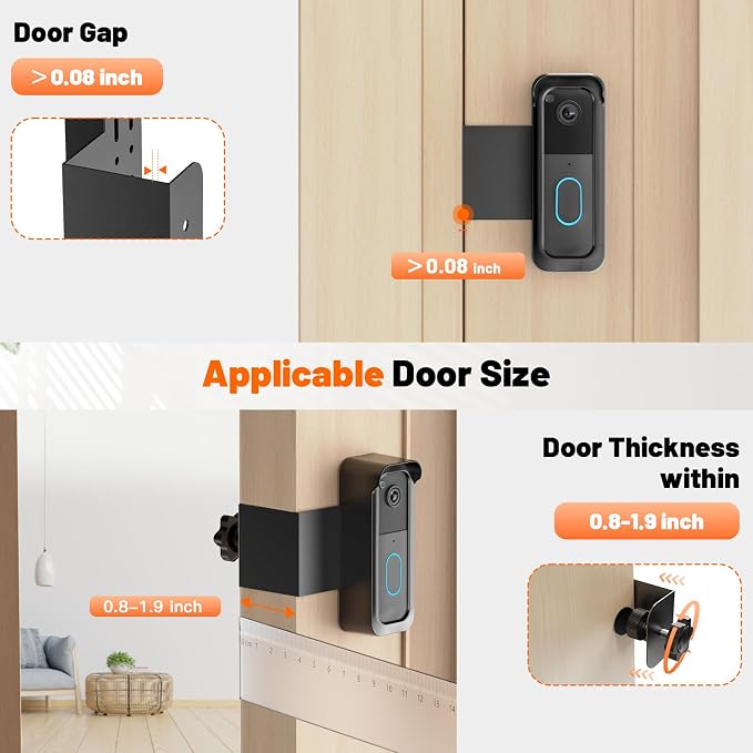 Blink Doorbell Mount, Anti-Theft Doorbell Camera Mount - Image 3