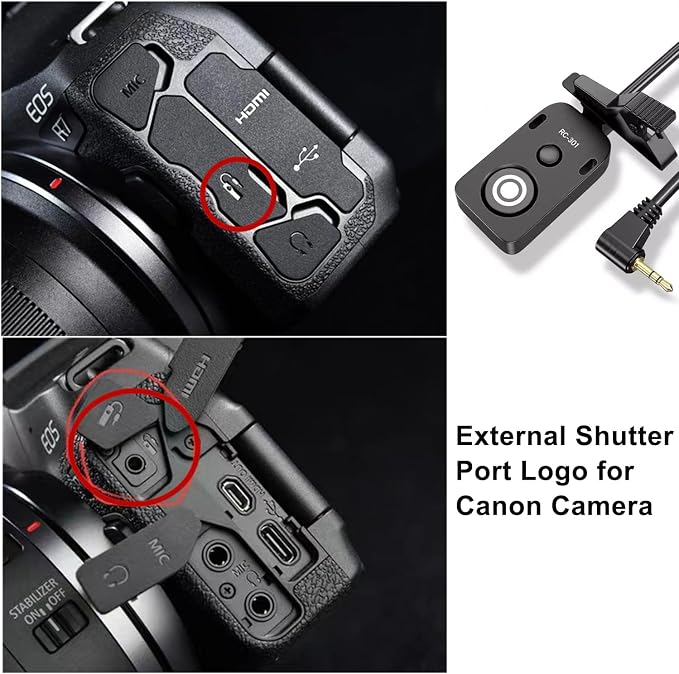 RC301-2.5mm 11.8in RS-60E3 Remote Switch Shutter Release Cord - Image 4